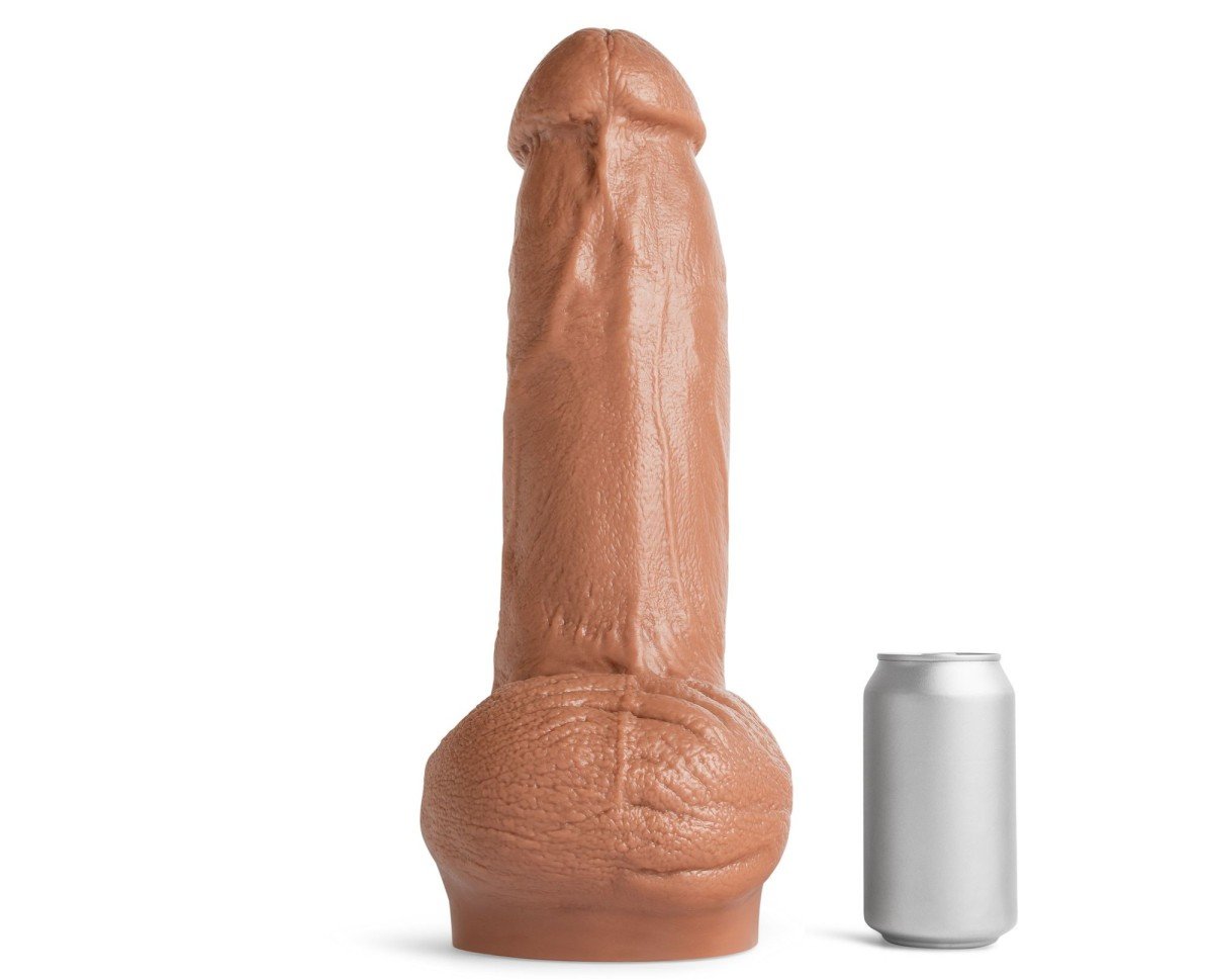 Mr. Hankey’s Toys Marco Napoli XXXL, prémiové silikonové dildo s Vac-U-Lock 39,8 x 8–10,7 cm