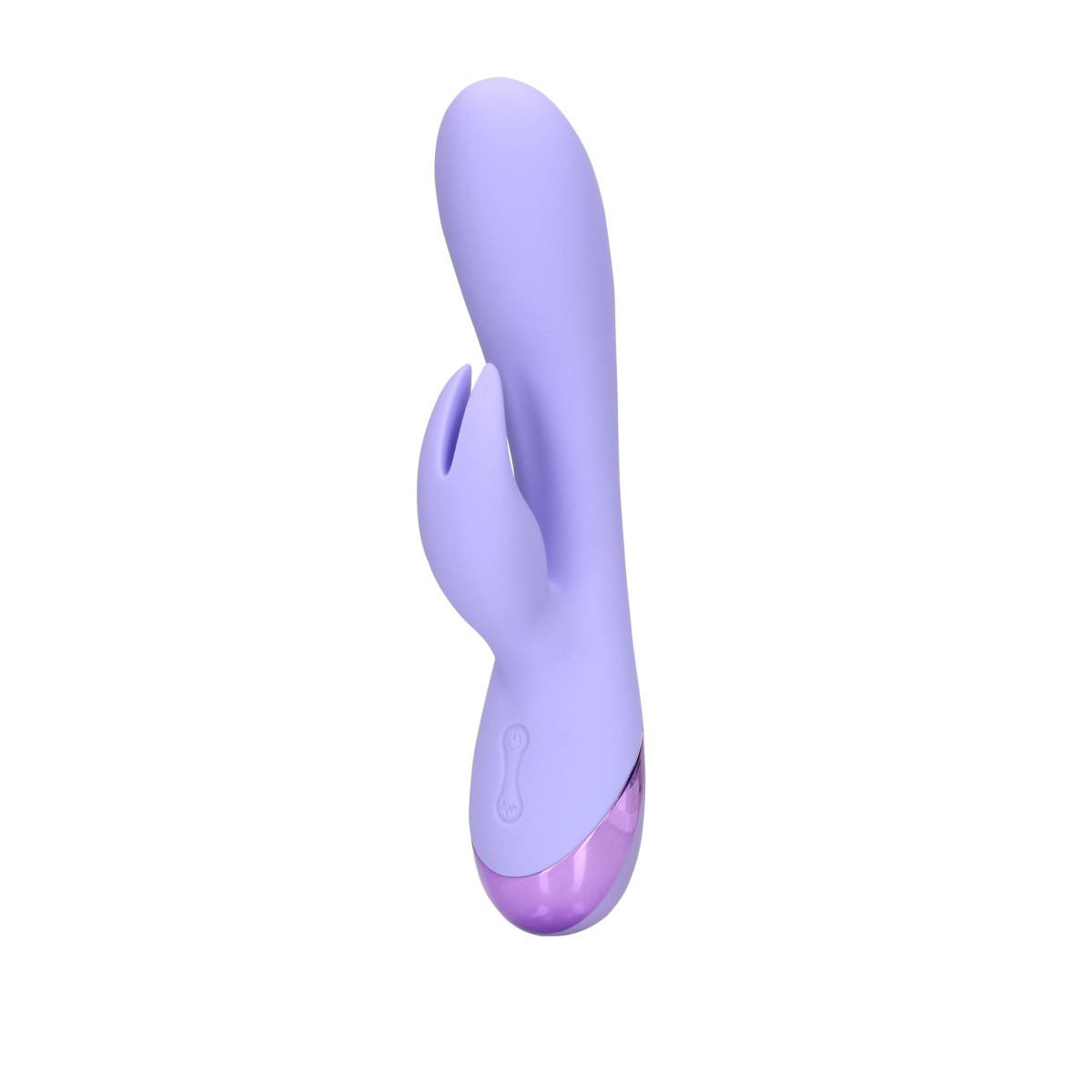 Shots Loveline Smooth Silicone Rabbit Vibrator Digital Lavender, silikónový vibrátor na bod G a klitoris 19,3 x 3,5 cm