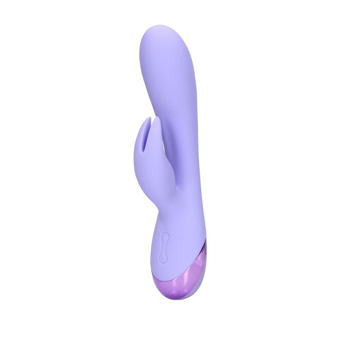 Shots Loveline Smooth Silicone Rabbit Vibrator Digital Lavender, silikonový vibrátor na bod G a klitoris 19,3 x 3,5 cm