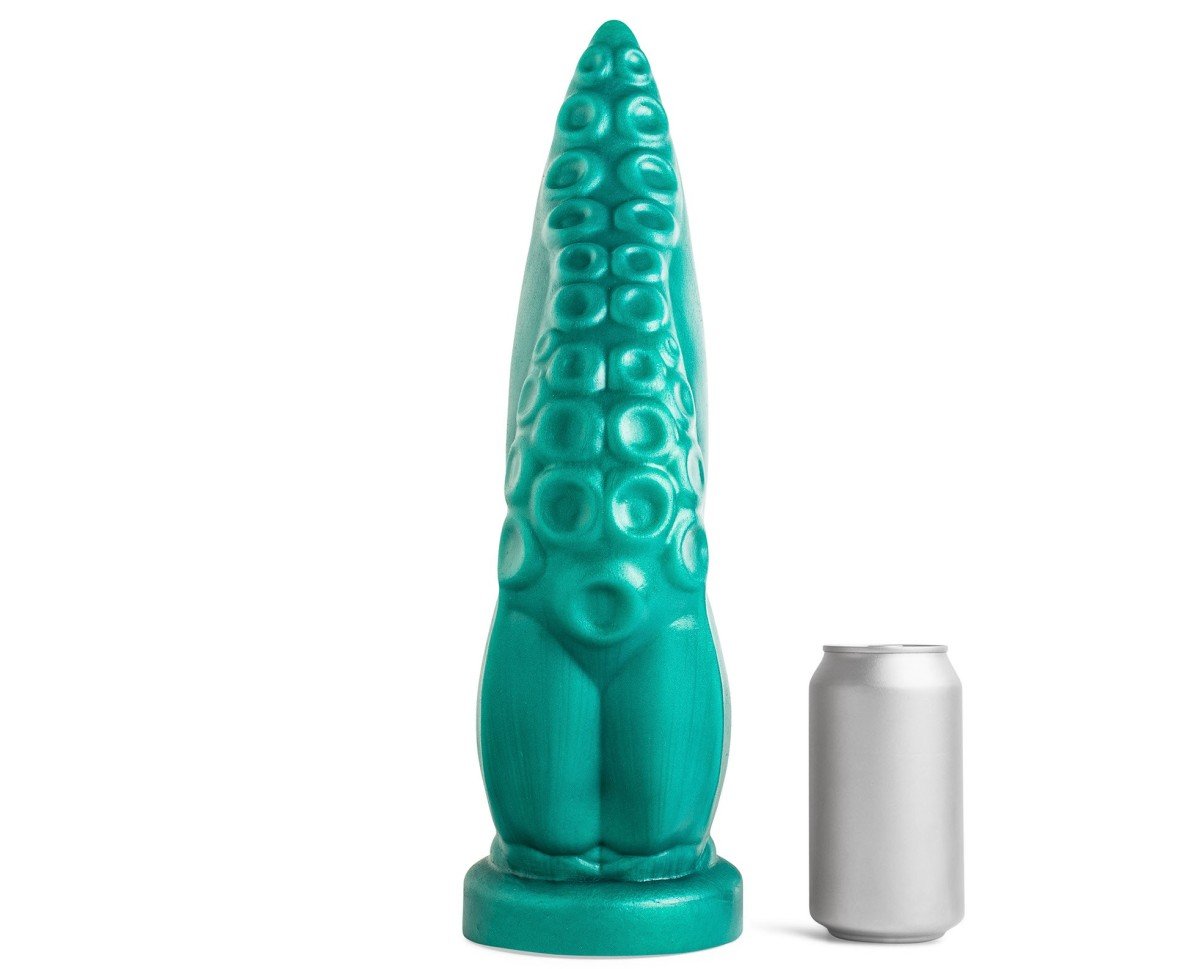Mr. Hankey’s Toys Taintacle Dildo XXL, prémiové silikonové dildo s Vac-U-Lock 37,9 x 4,6–9,7 cm