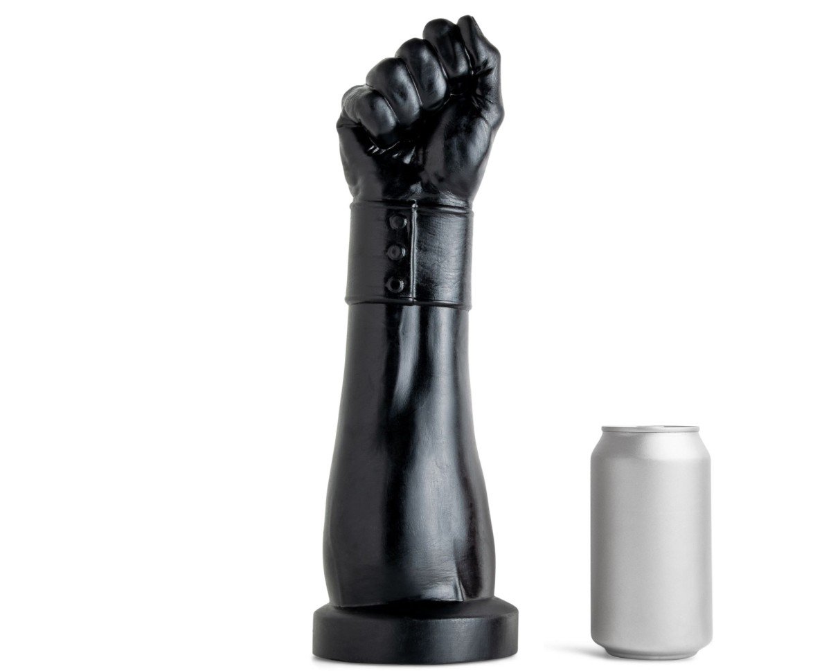 Mr. Hankey’s Toys Gut Puncher XL, prémiové silikonové dildo s Vac-U-Lock 34,5 x 7–9,6 cm