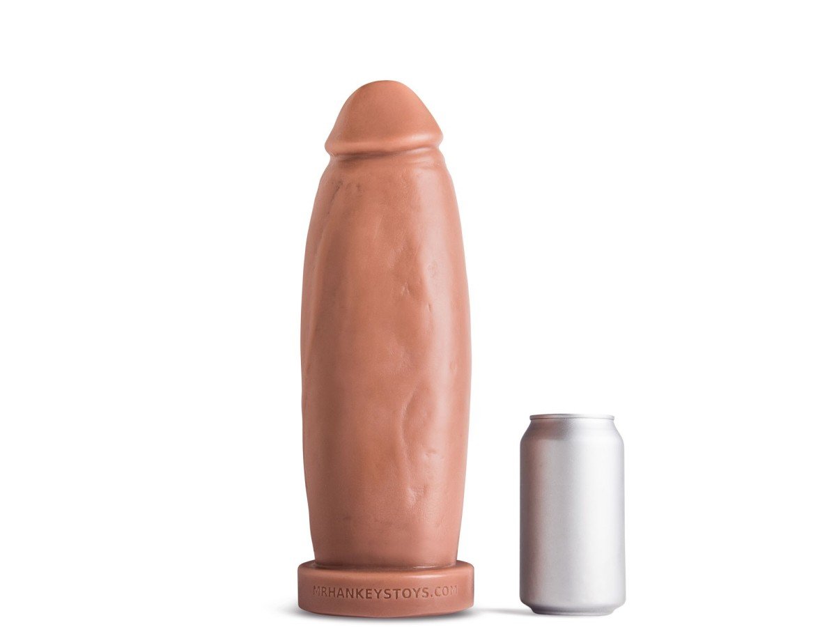 Mr. Hankey’s Toys Boss Hogg XXL, prémiové silikónové dildo s Vac-U-Lock 35,5 x 7,9–11,2 cm