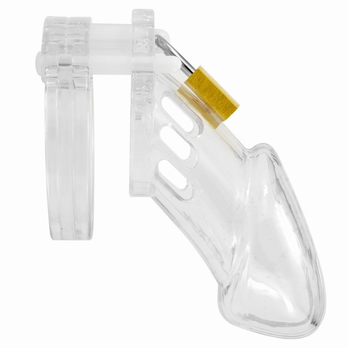 Slave4master Classic Cock Cage Clear, pás cudnosti pro muže