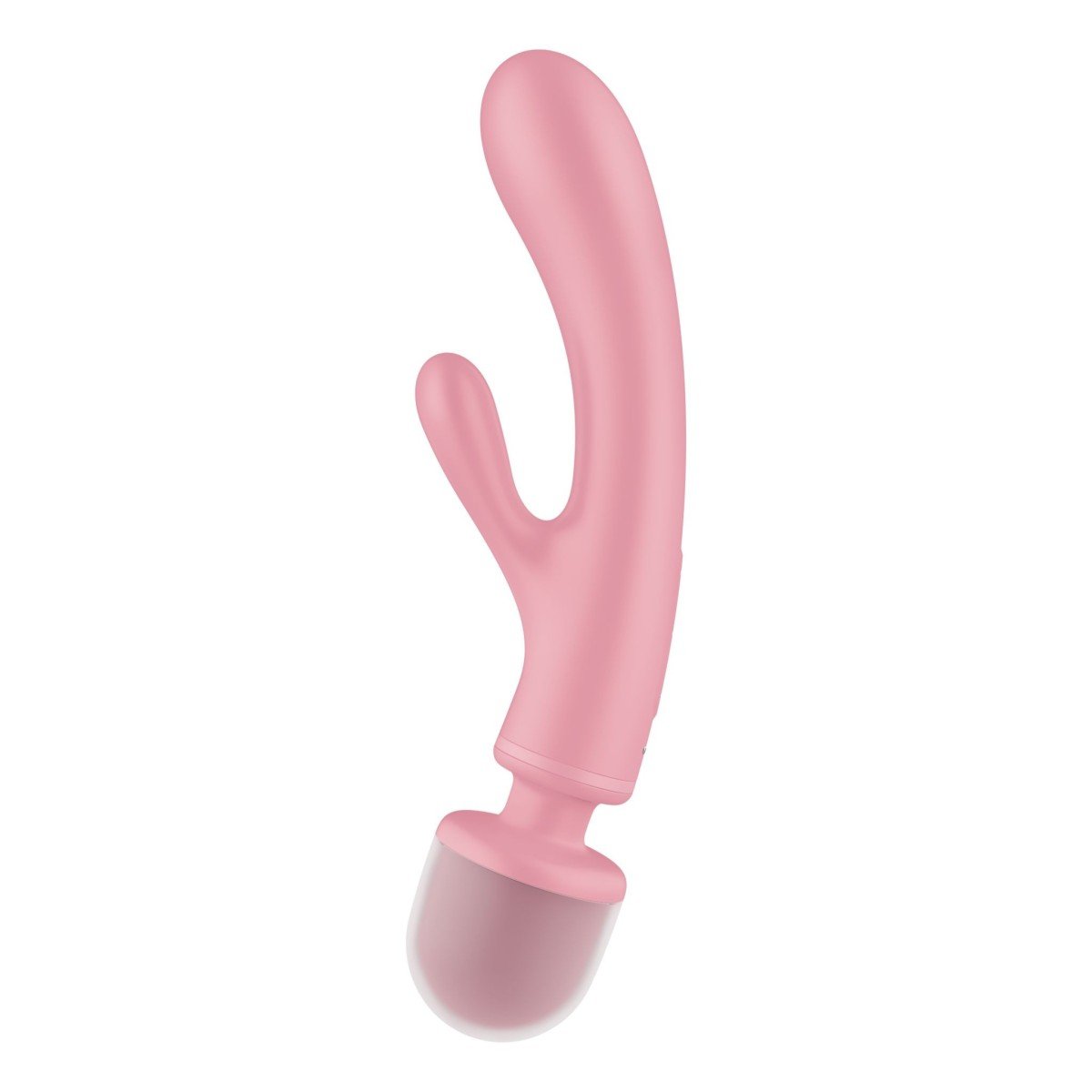 Multifunkční vibrátor Satisfyer Triple Lover růžový, vibrátor na bod G a klitoris a masážní přístroj