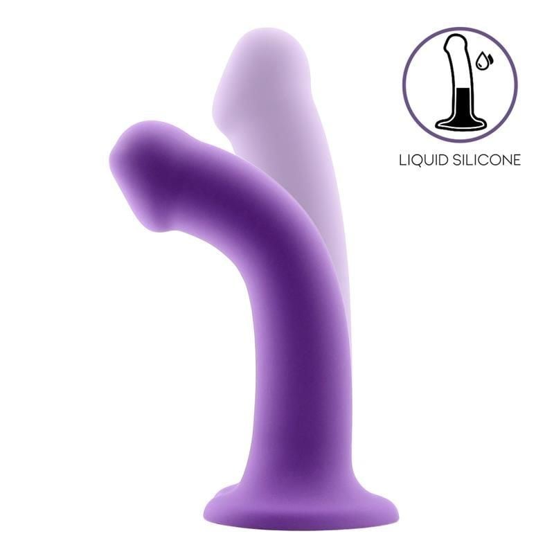 INTOYOU Action Bouncy Purple S, silikonové flexibilní dildo s přísavkou 16,5 x 3,2 cm