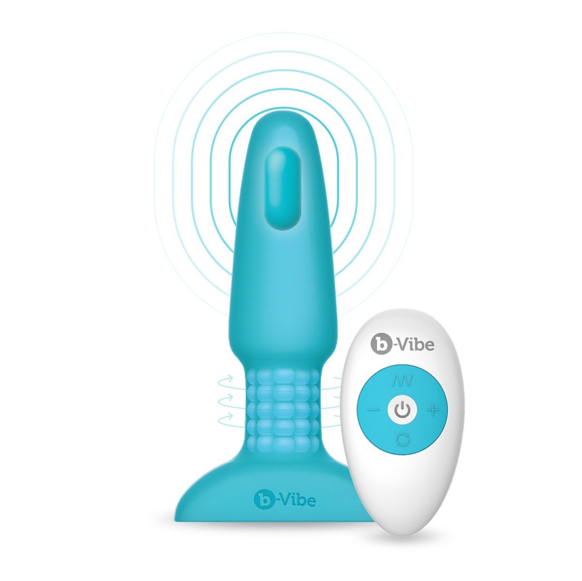 b-Vibe Rimming 2 Vibrating Butt Plug Teal