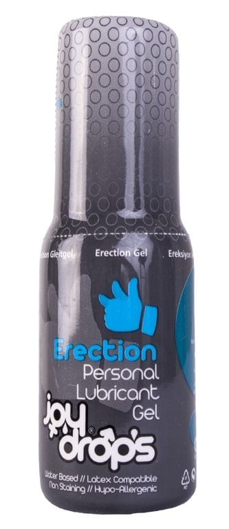 JoyDrops Erection Personal Lubricant Gel 50 ml, lubrikant na vodnej báze zlepšujúci erekciu