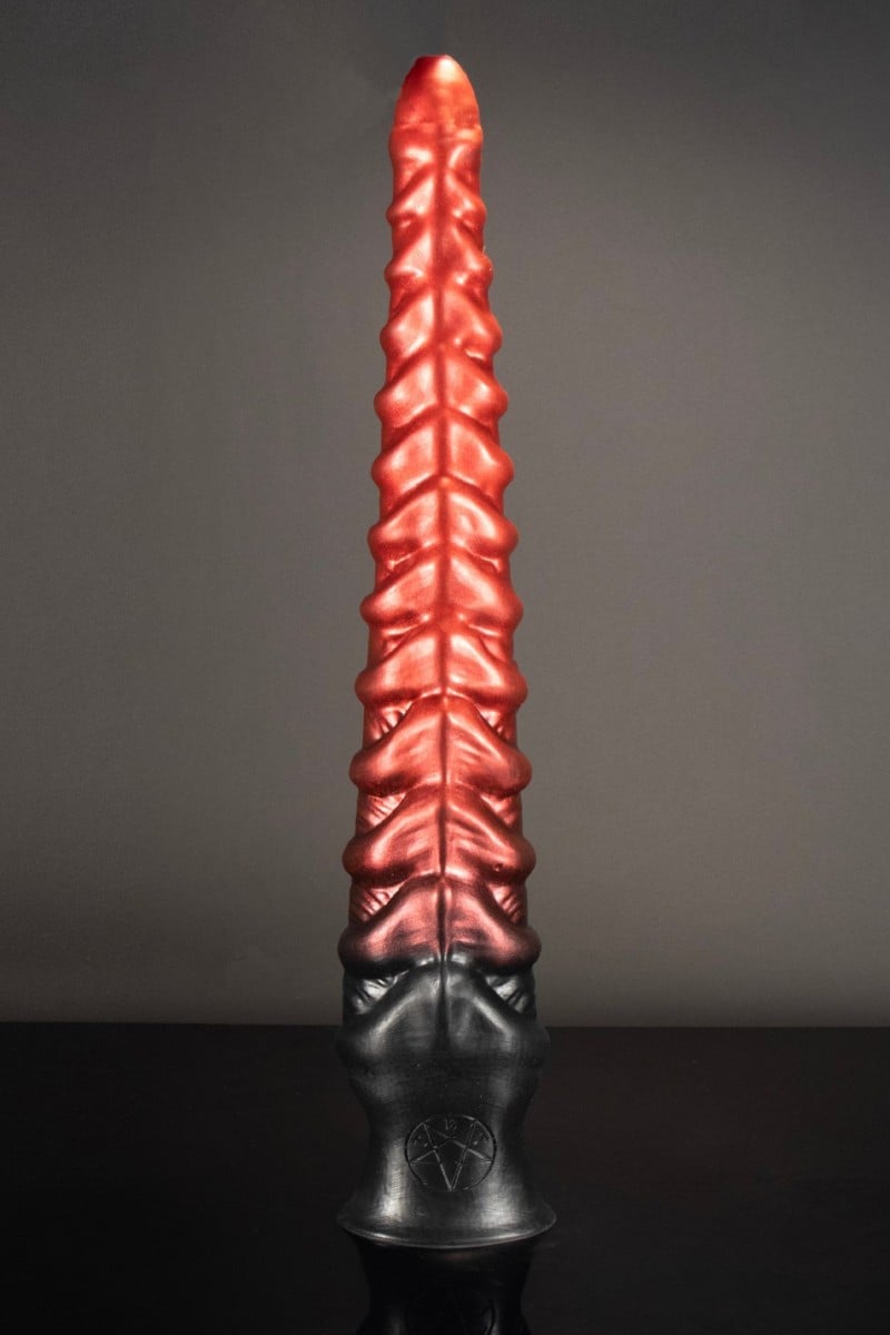 Twisted Beast Asmodeus Dildo Demon Blood (Ombre) Medium