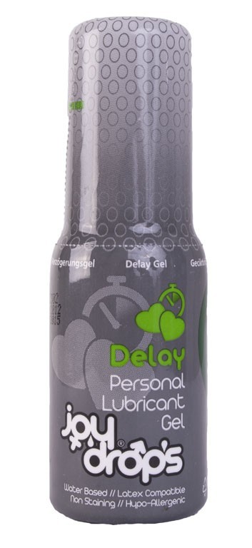 JoyDrops Delay Personal Lubricant Gel 50 ml, lubrikant na vodní bázi oddalující ejakulaci