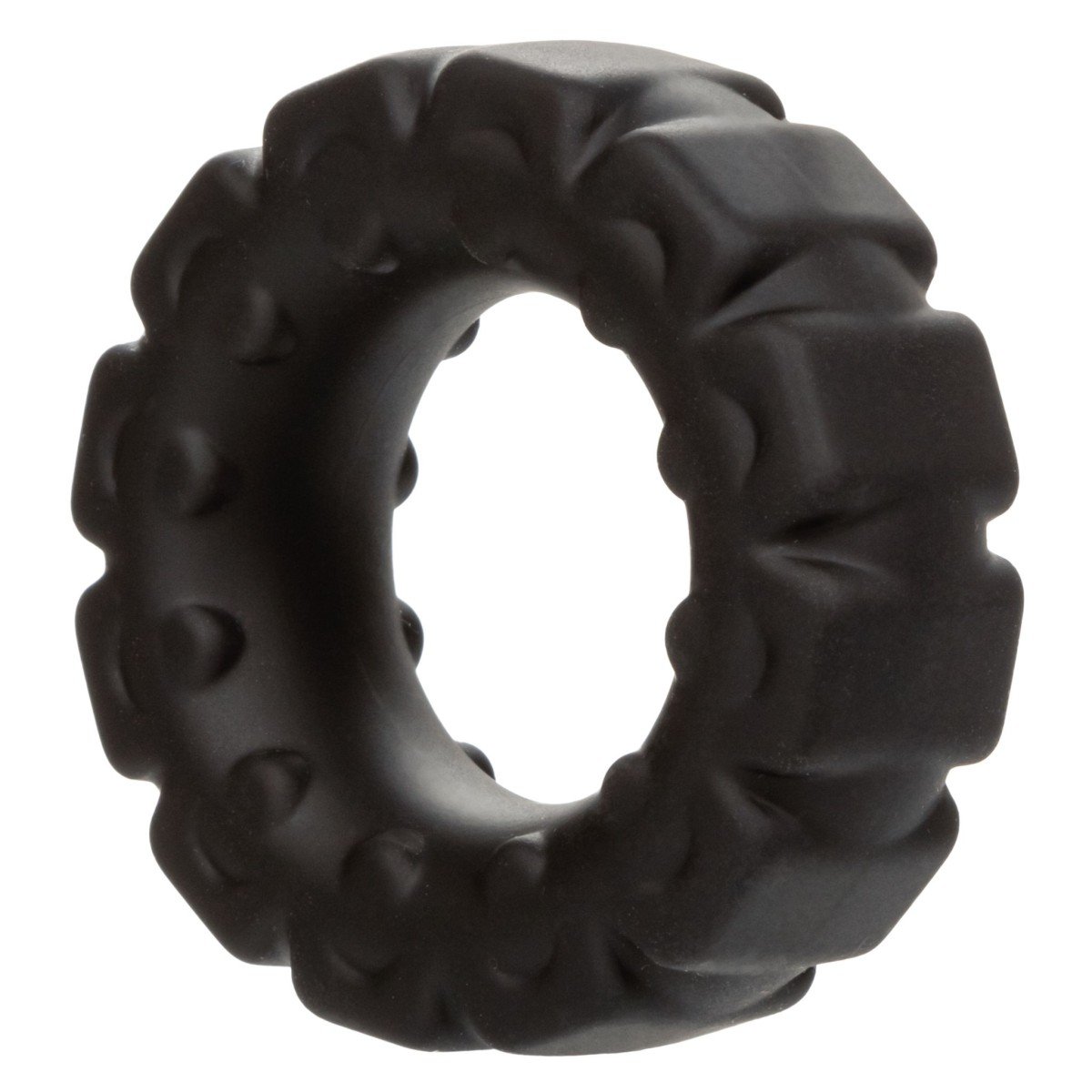 CalExotics Alpha Liquid Silicone Prolong Tread Ring, mimořádně elastický kroužek na penis