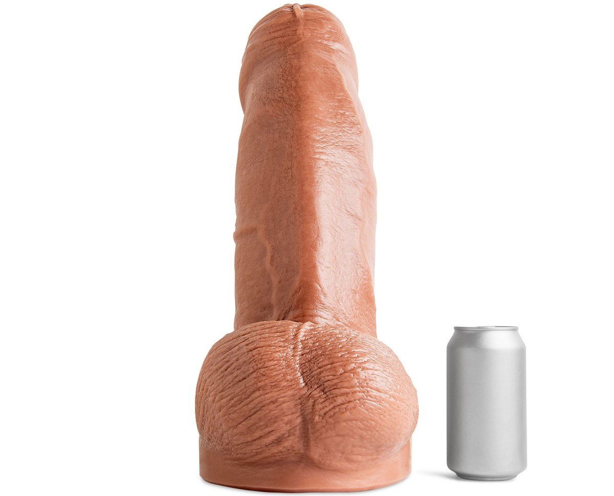 Mr. Hankey’s Toys Monster Dildo XXXXL, prémiové silikónové dildo s Vac-U-Lock 41,5 x 10,2–11,7 cm