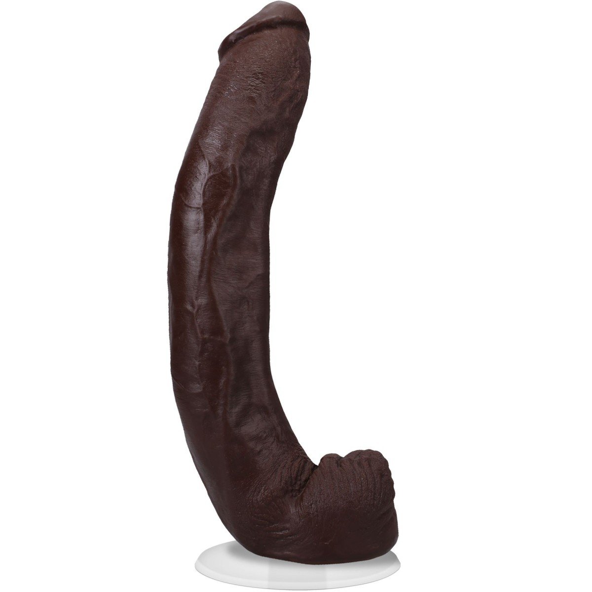 Doc Johnson Dredd ULTRASKYN 13.5″ Cock with Vac-U-Lock Suction Cup, hnědé dildo s Vac-U-Lock přísavkou 28 x 5,2–5,9 cm