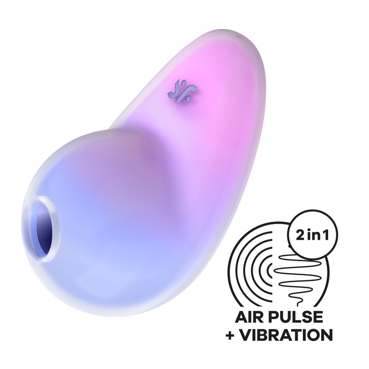 Stimulátor klitorisu Satisfyer Pixie Dust Violet/Pink, přikládací vibrátor s tlakovými vlnami