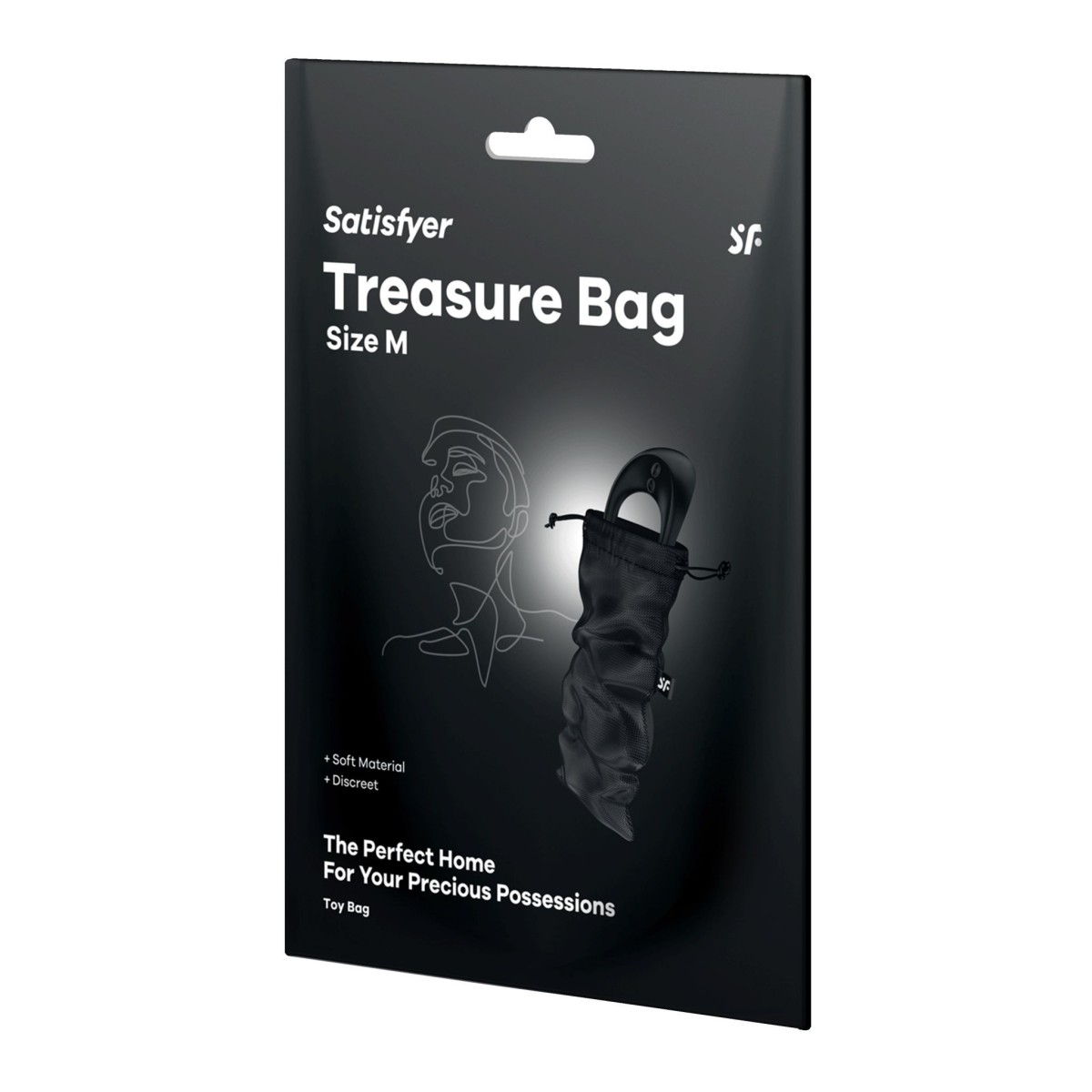 Vak na hračky Satisfyer Treasure Bag M černý