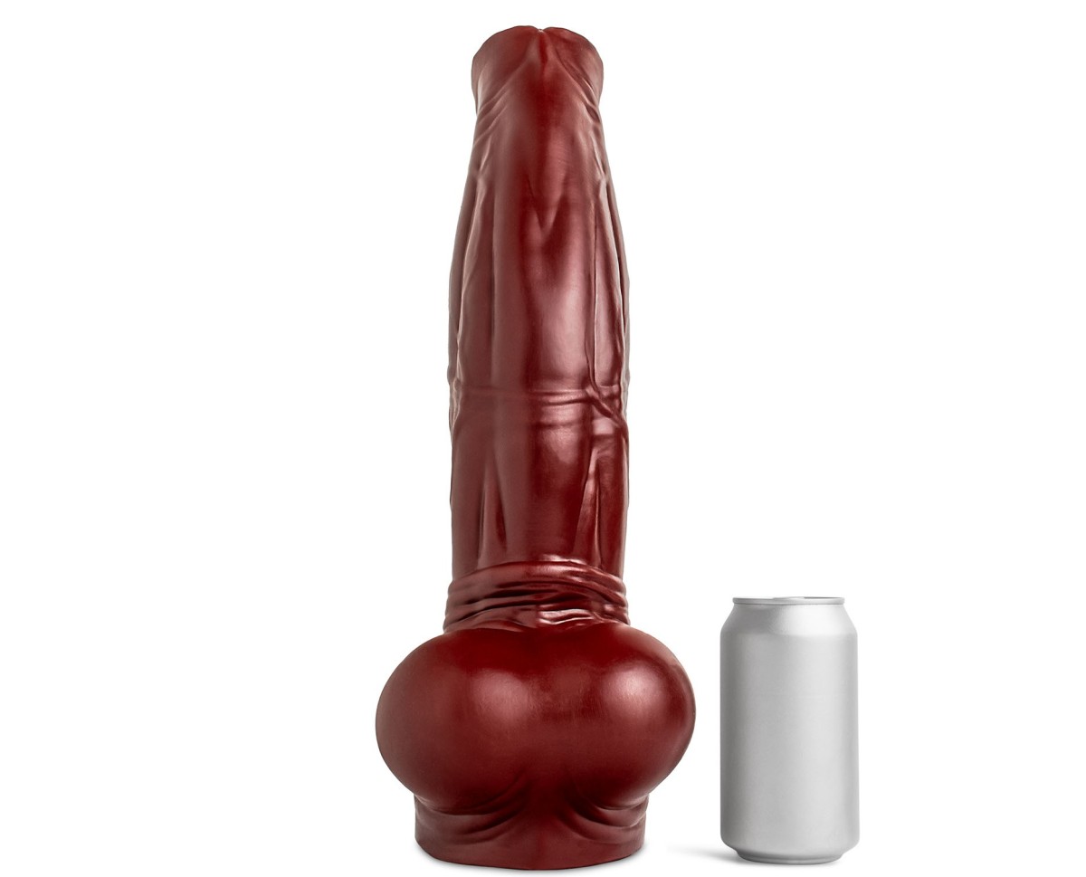 Mr. Hankey’s Toys Horse Dildo II XXL, prémiové silikonové dildo s Vac-U-Lock 41 x 7,1–9 cm