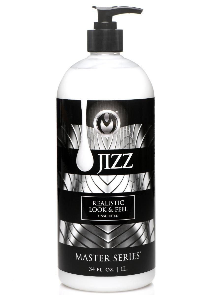 Master Series Jizz Unscented 1000 ml, lubrikant na vodní bázi s konzistencí spermatu