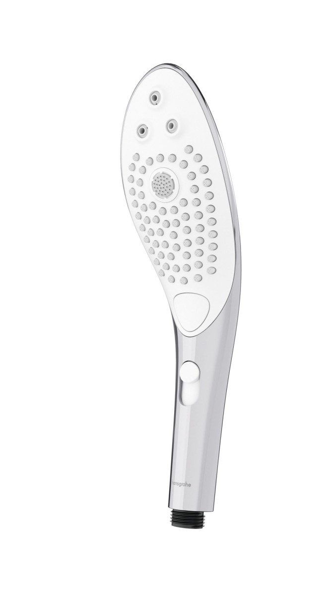 Sprchová stimulační hlavice Womanizer Wave Chrome, sprchová hlavice pro stimulaci klitorisu