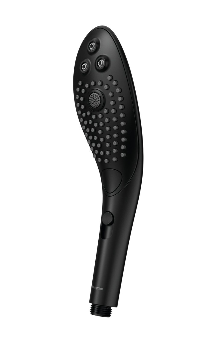 Sprchová stimulační hlavice Womanizer Wave Black, sprchová hlavice pro stimulaci klitorisu