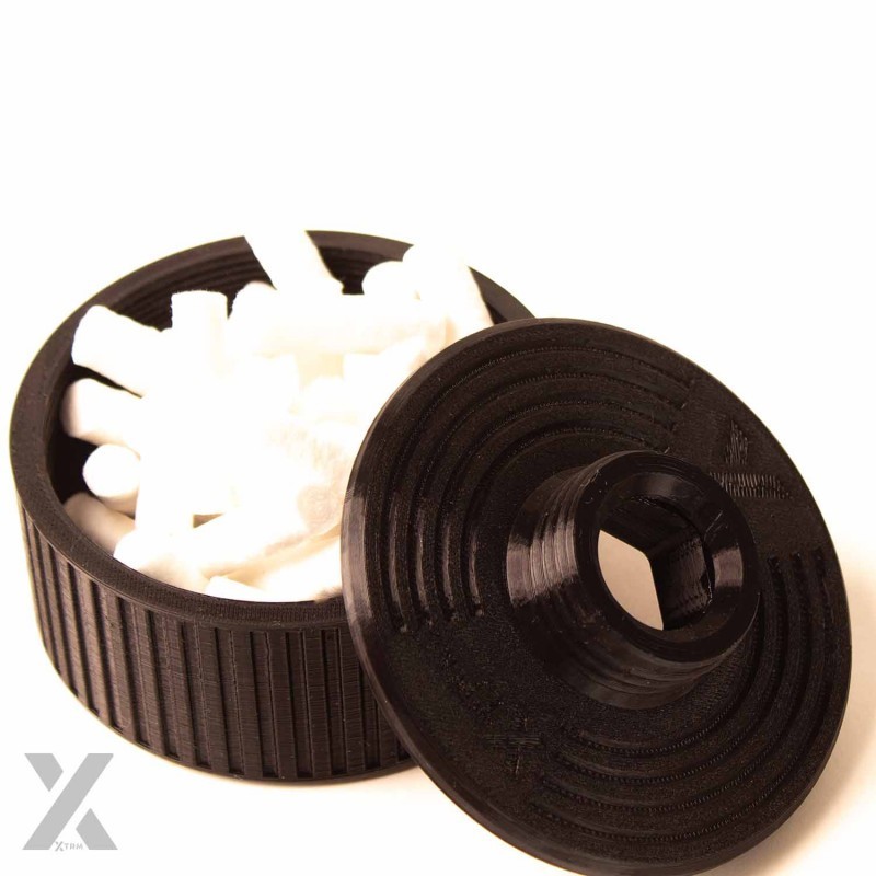 XTRM Maxxx Filter Black, prázdny filter pre plynovú masku na inhaláciu aróm