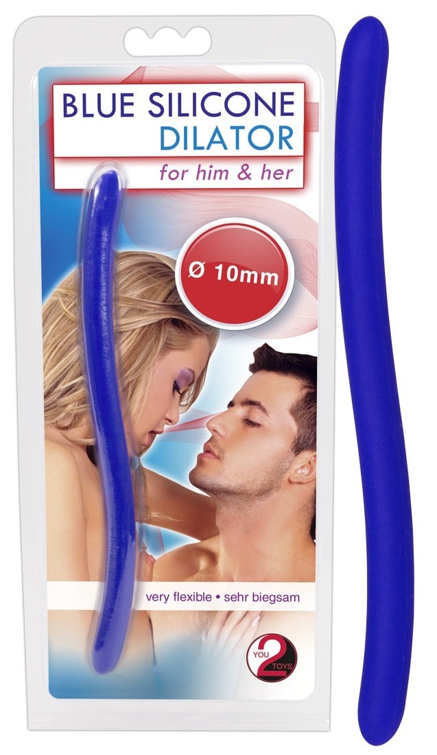 You2Toys Blue Silicone Dilator 10 mm