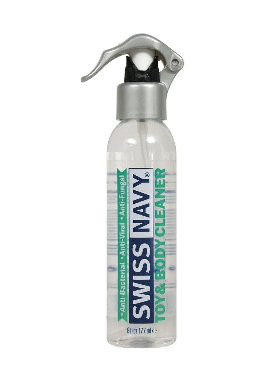 Swiss Navy Toy & Body Cleaner 177 ml, antibakteriální čistící sprej na erotické pomůcky a tělo