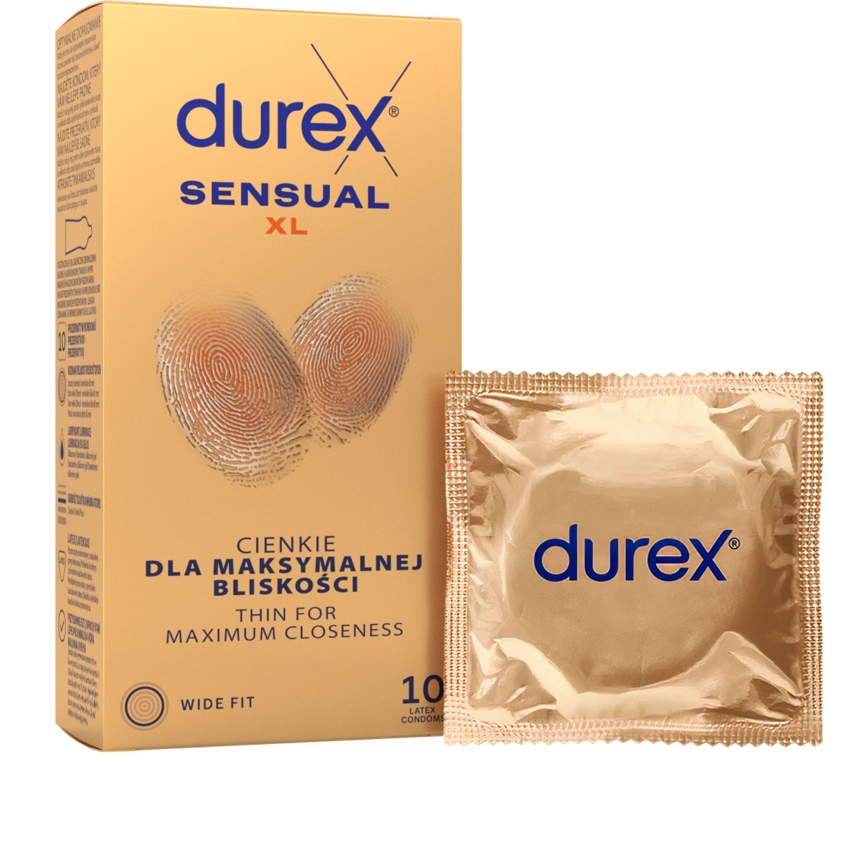Durex condom size measurements