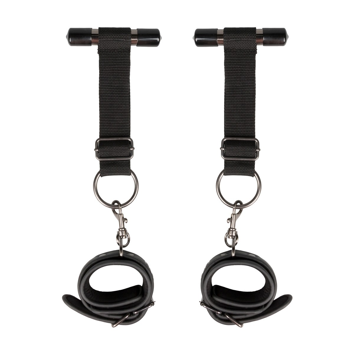 EasyToys Over the Door Wrist Cuffs, bondage sada pout s popruhy do dveří