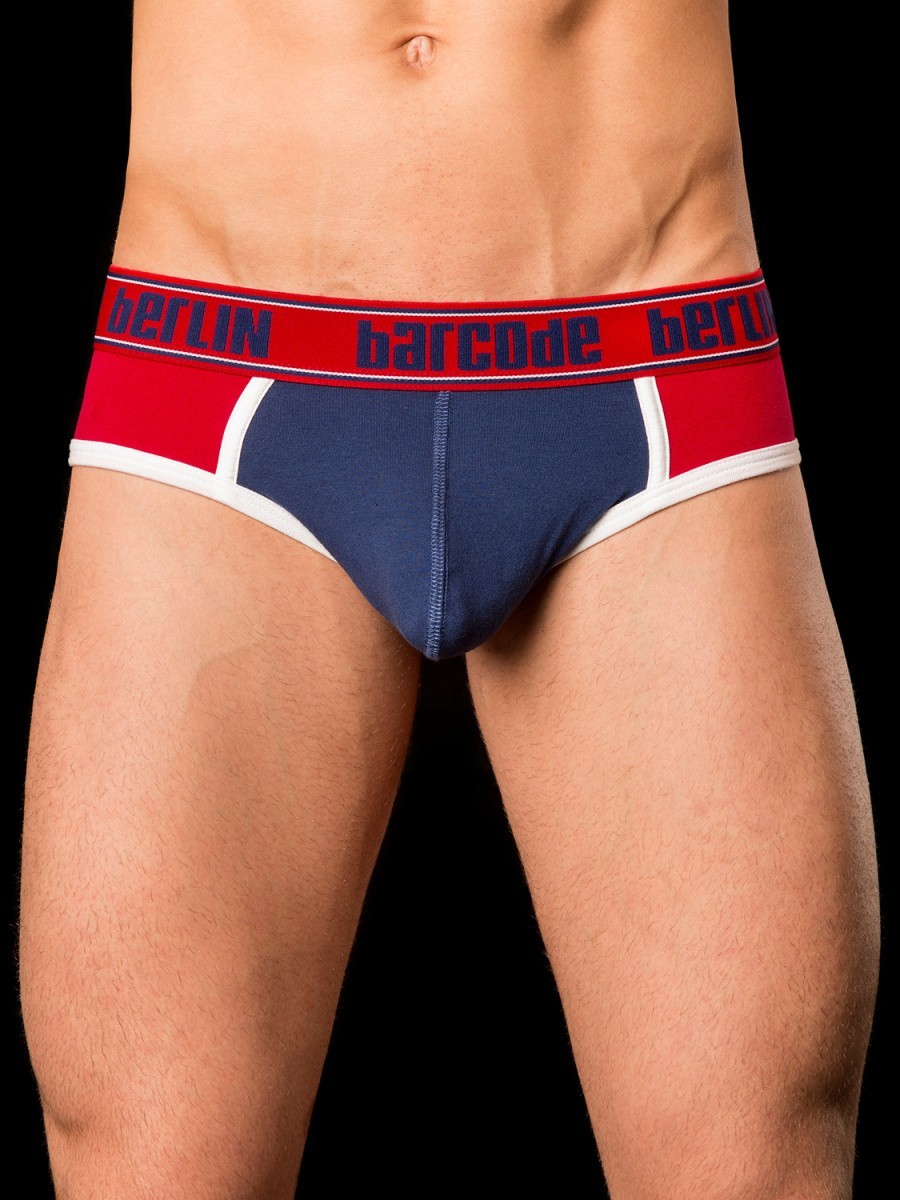 Barcode Berlin Brief Brixton Red-Navy-White