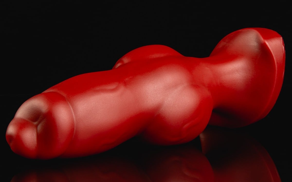 Weredog Dagger Dildo Crimson Extra Large
