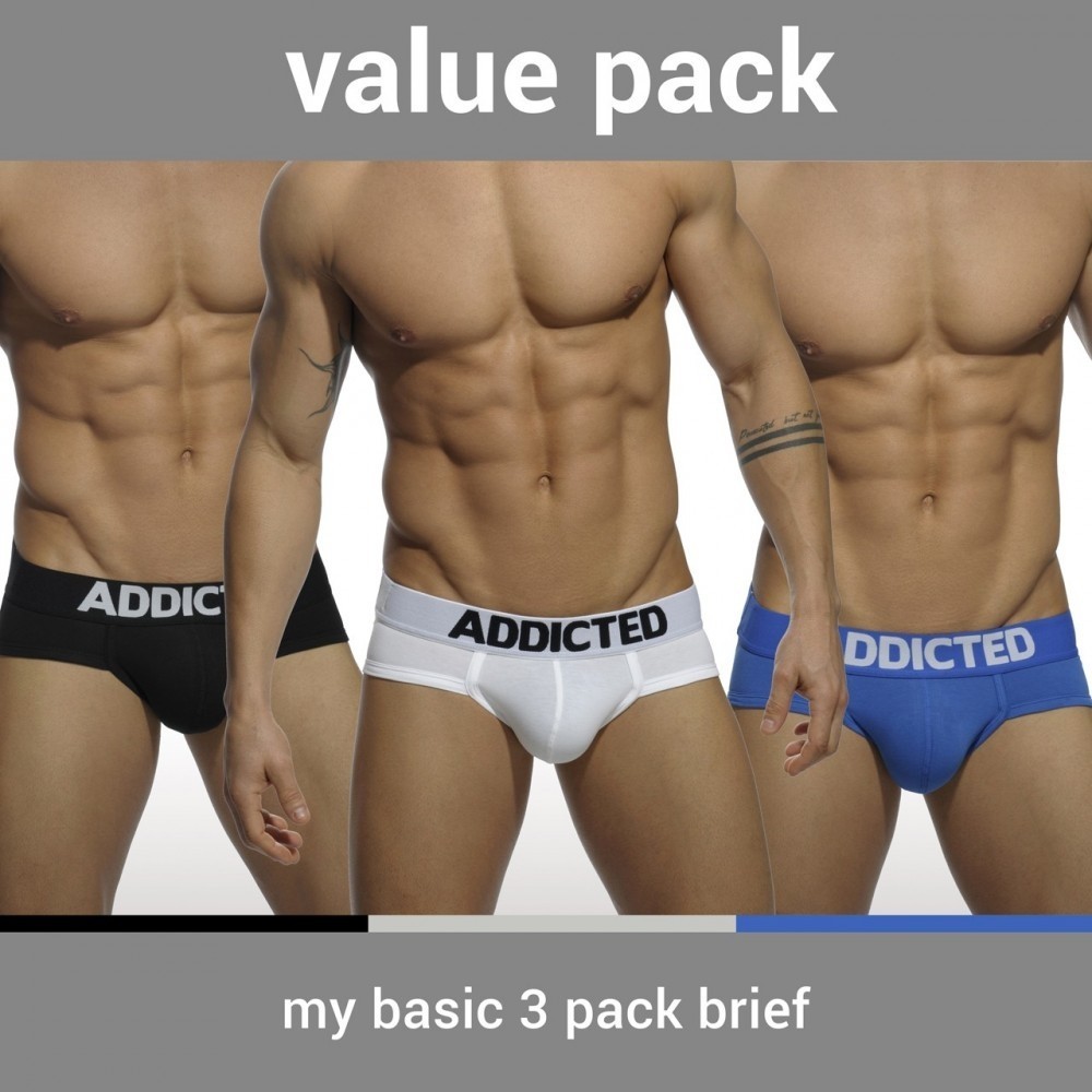 Addicted AD420P My Basic 3 Pack Brief