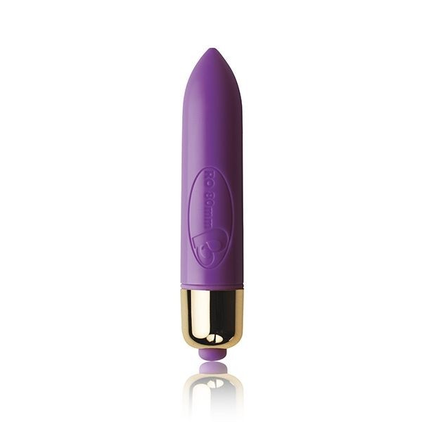 Rocks-Off RO-80mm Purple Vibrating Bullet