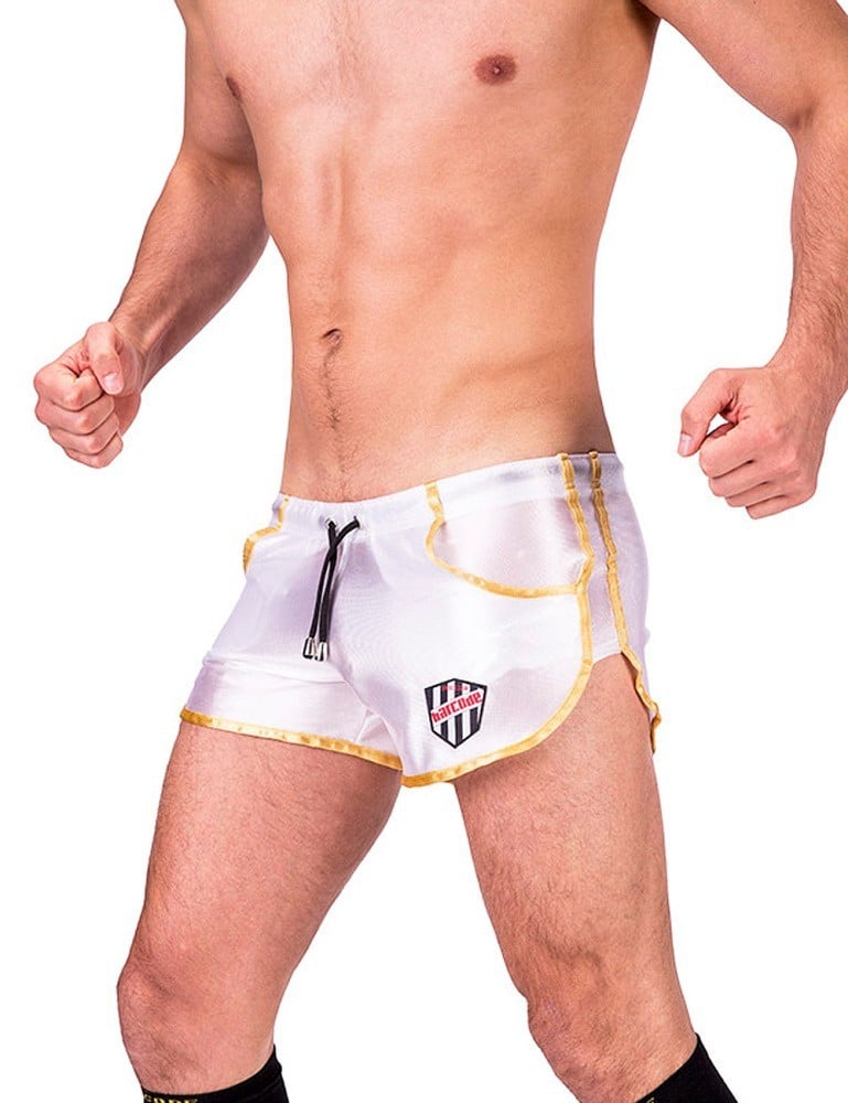 Barcode Berlin Shiny Short Dean White-Gold