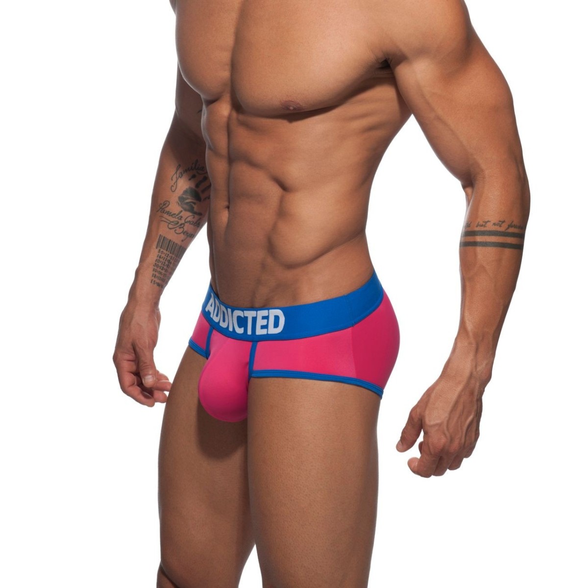 Slipy/plavky Addicted AD540 Swimderwear Brief růžové 3XL, pánské slipy a plavky 2 v 1