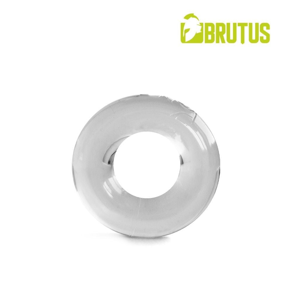 Erekční kroužek Brutus Stretto průhledný