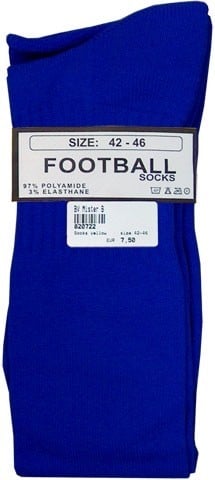 Mister B Football Socks Blue