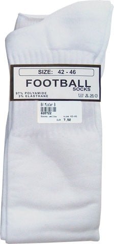 Futbalové ponožky Mister B biele