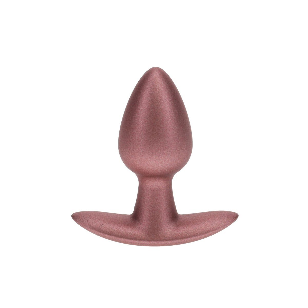 Ouch! Smooth Silicone Anal Plug Small Rose Gold