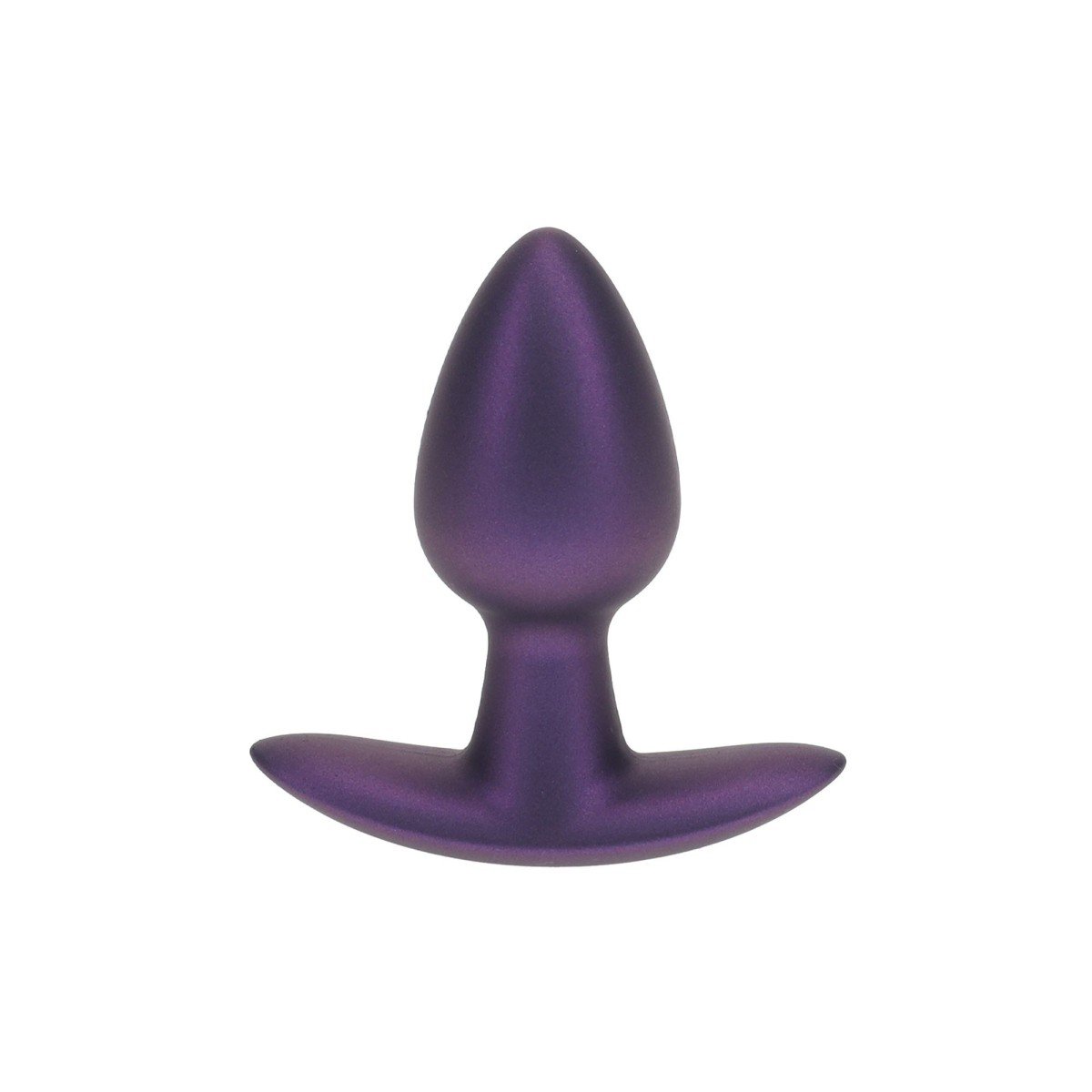Ouch! Smooth Silicone Anal Plug Small Metallic Purple