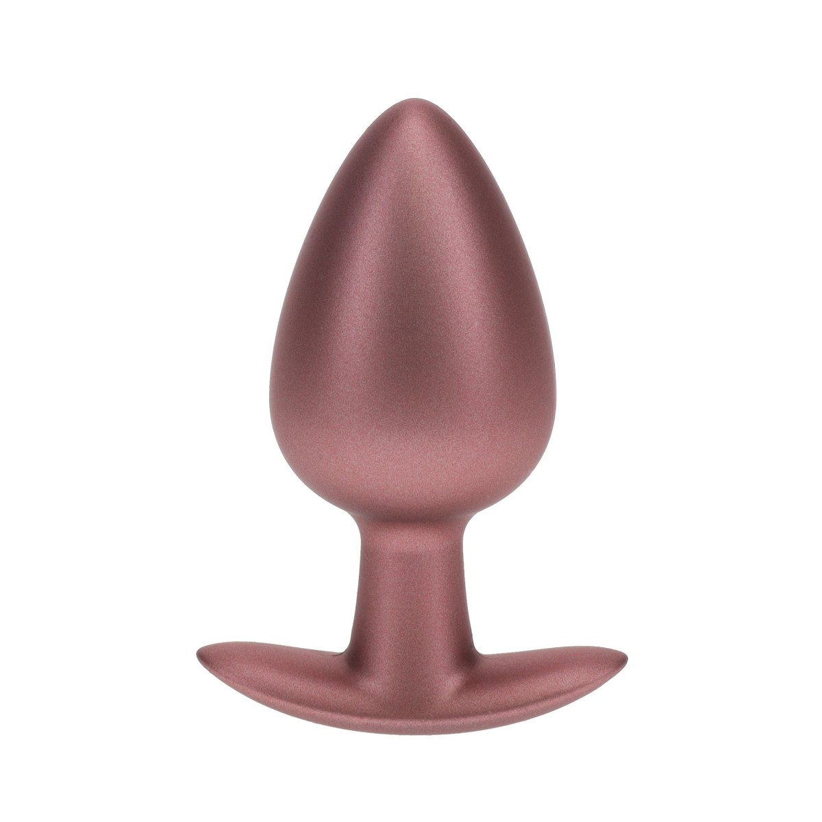 Ouch! Smooth Silicone Anal Plug Large Rose Gold