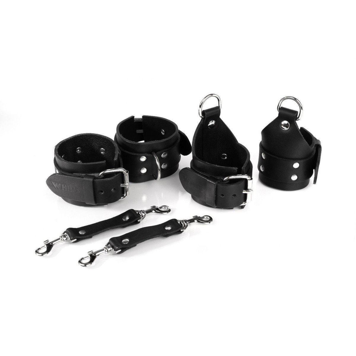 Whips Primal Bond St. Andrew’s Cross Cuffs Black