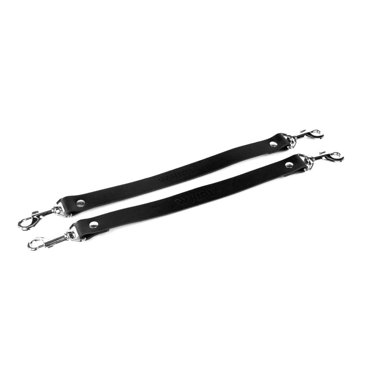 Řemeny Whips Primal Bond Short Leather Connectors černé