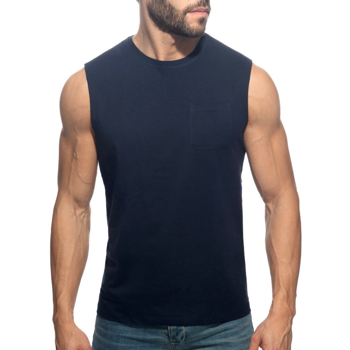 Addicted AD531 Basic Tank Top Navy