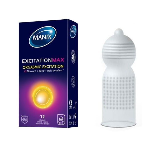 Manix Excitation Max Condoms 12 Pack
