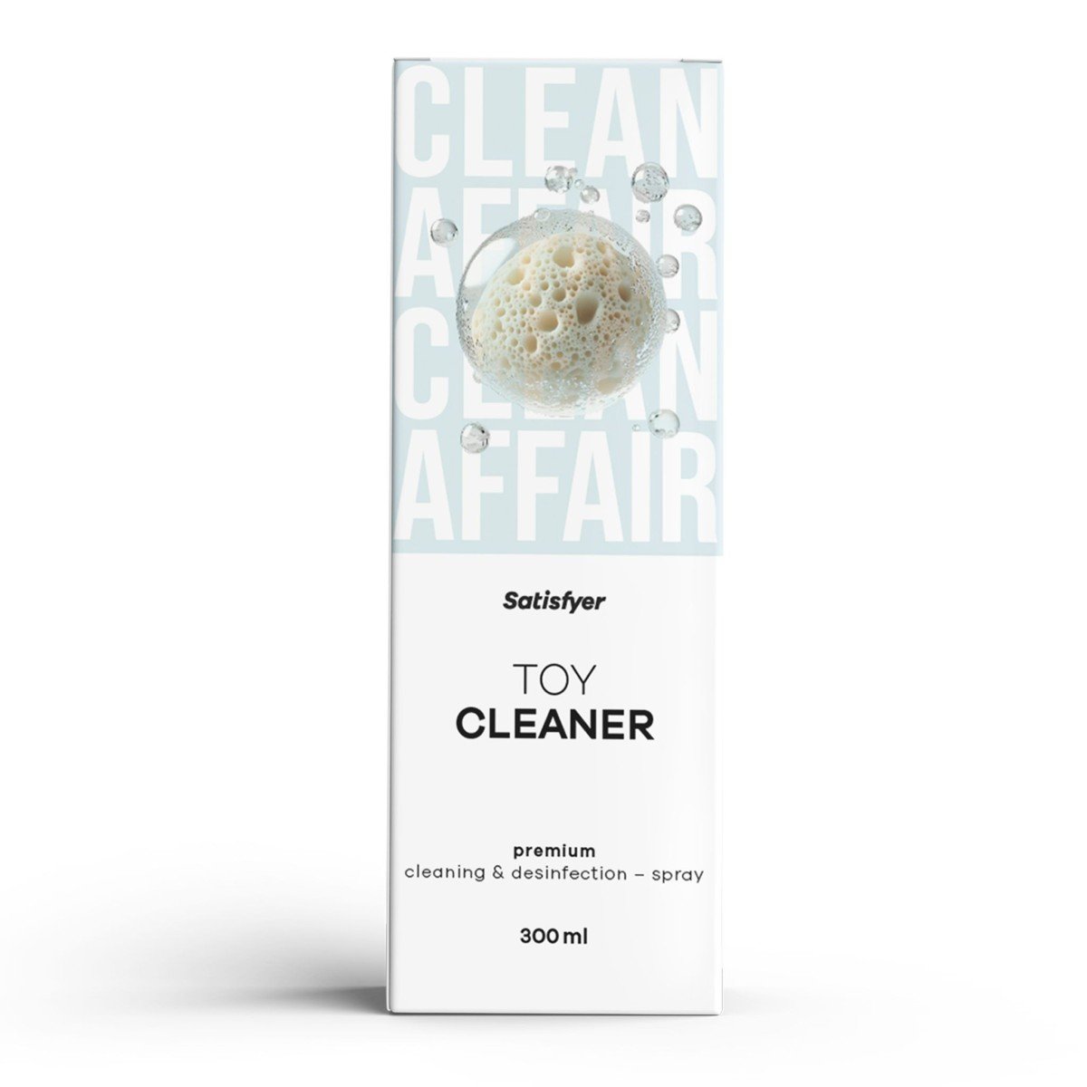 Satisfyer Toy Cleaner 300 ml, čistiaci a dezinfekčný sprej na erotické pomôcky