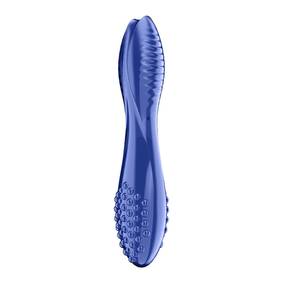 Skleněné dildo Satisfyer Dazzling Crystal 2 modré