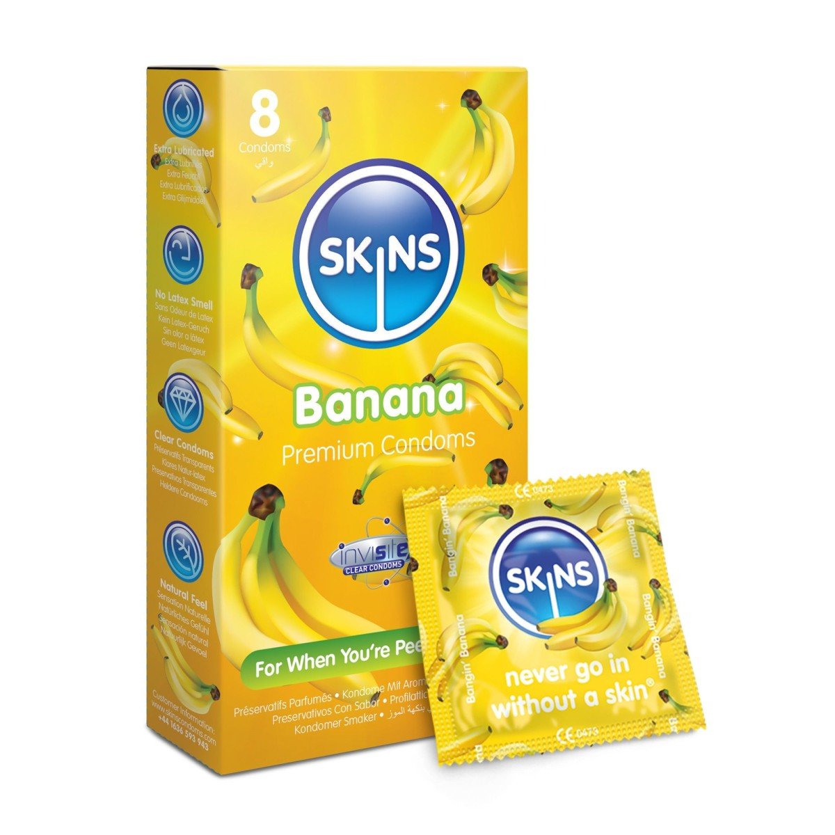 Kondomy Skins Banana 8 ks
