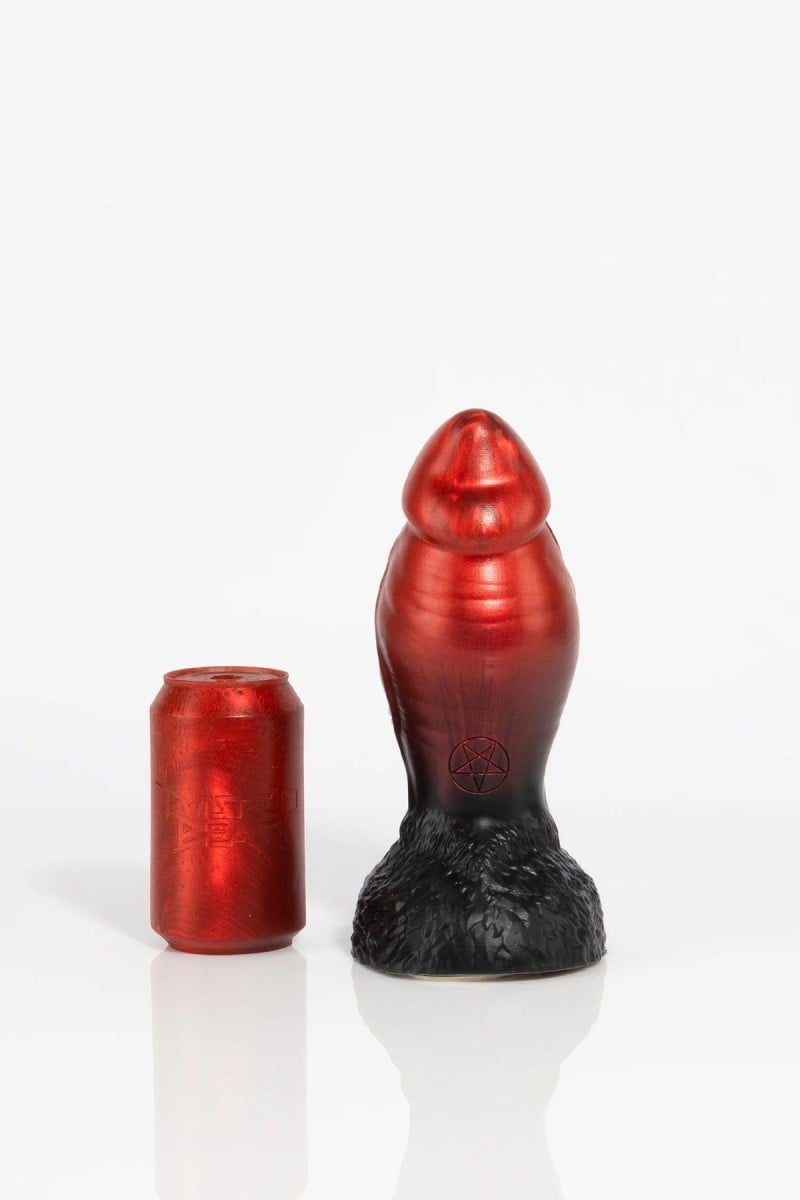 Dildo Twisted Beast Aamon Demon Blood (Ombre) střední