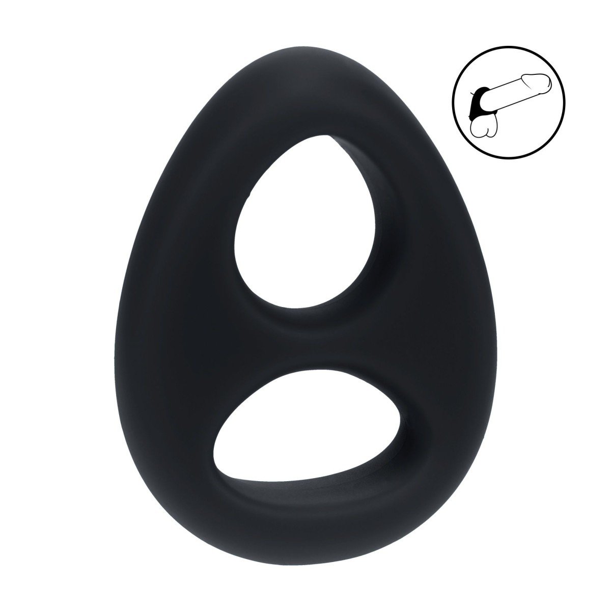 Erekčný krúžok Levelz Double Cock & Ball Ring
