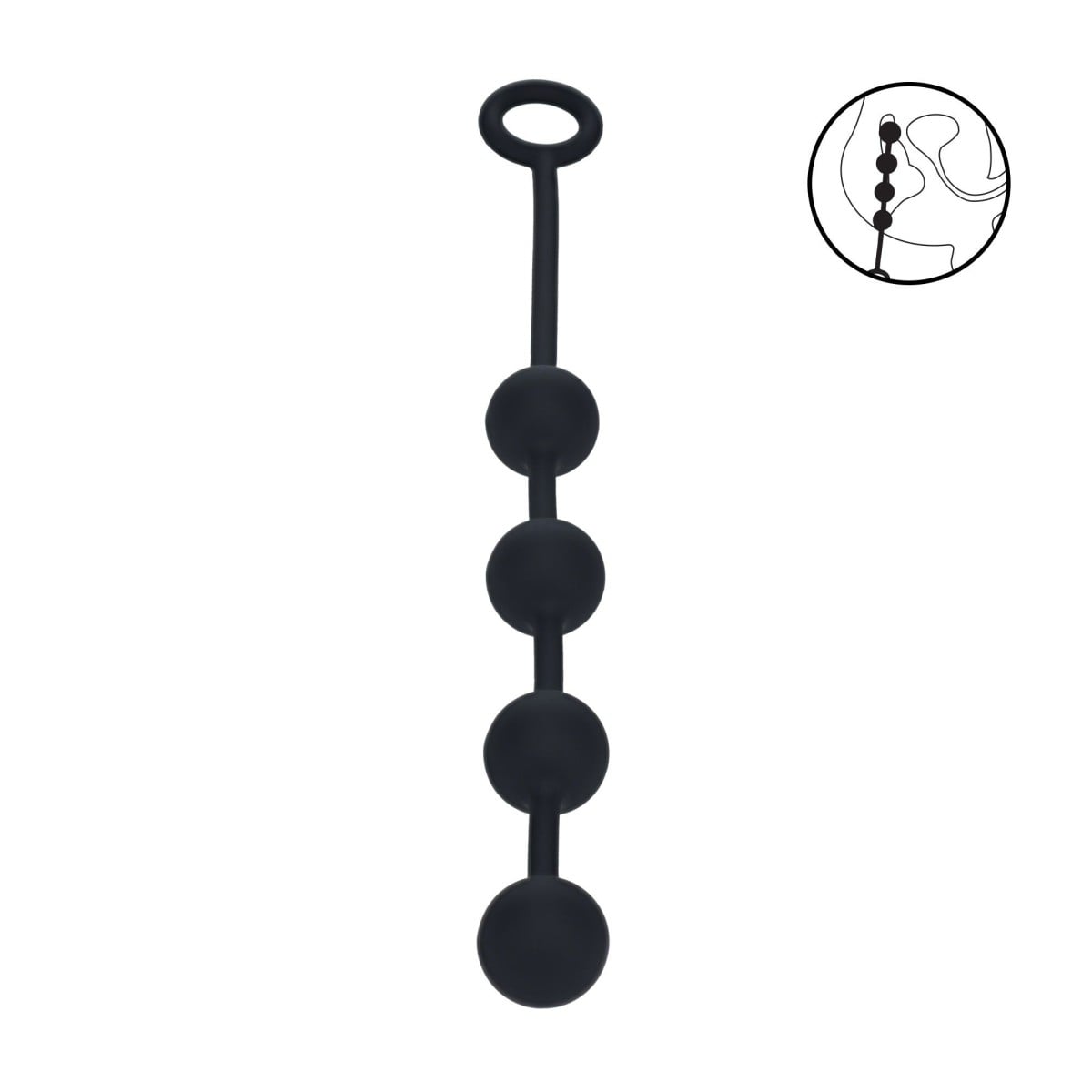 Análne gule Levelz Round Silicone Anal Balls M