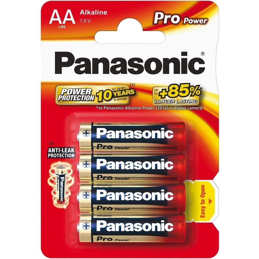 Panasonic AA LR6 1.5 V Pro Power Batteries